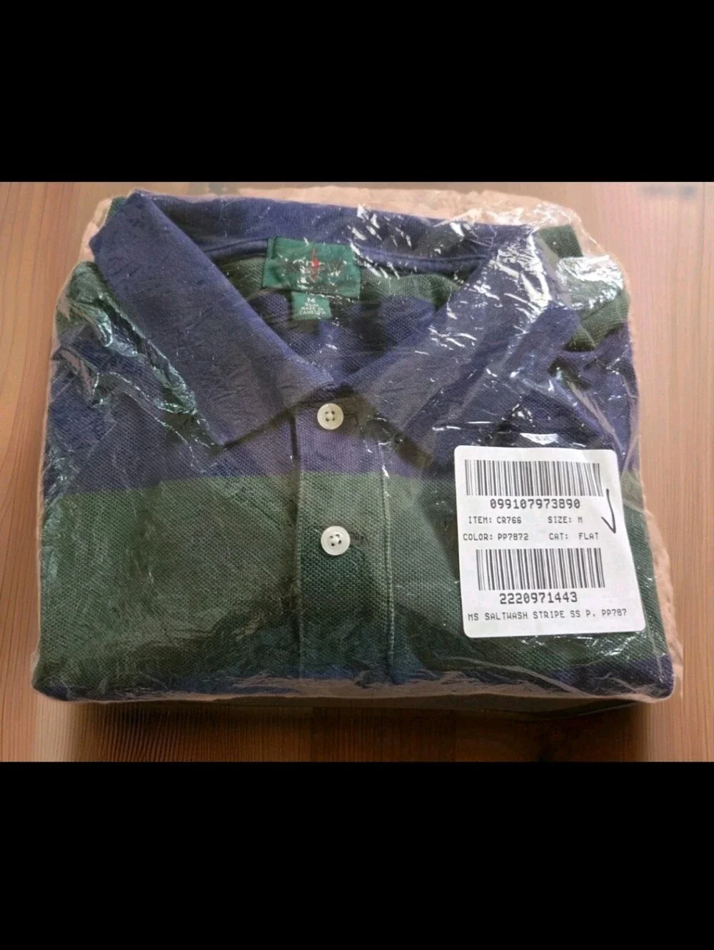 J. CREW Mens Slim Saltwash Pique Polo Shirt  Size Medium Nwot